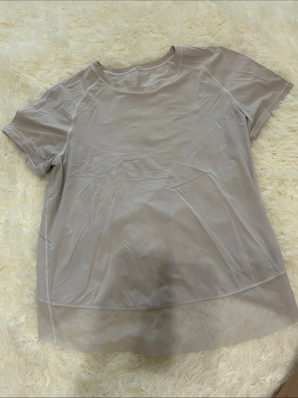 lululemon athletica Short Sleeve Crew Tee in Light gray